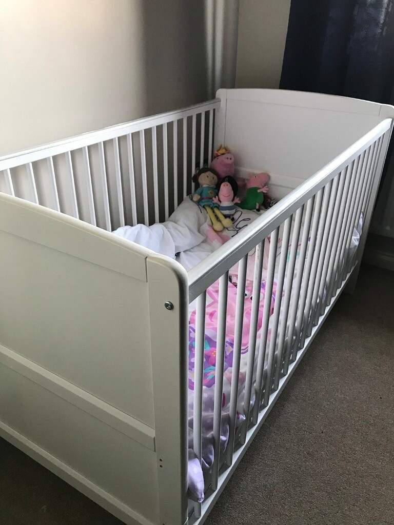 baby elegance travis cot bed with mattress